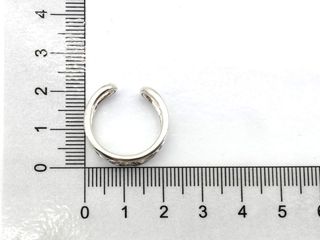 sortija plata 925mm con piedra con circonita