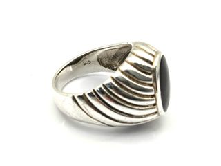 sello plata 925mm con piedra con circonita