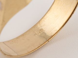 sello oro 18k con piedra con circonita