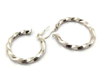 pendientes plata 925mm con piedra con circonita