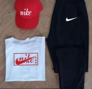 Conjunto Nike Gorra Camiseta y Pantalón
