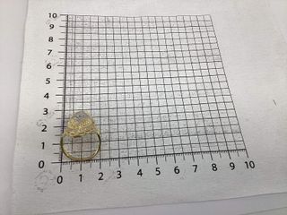 anillo oro 18k con piedra con circonita