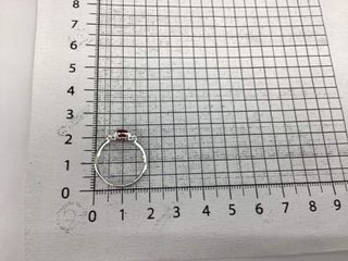 anillo plata 925mm con piedra con circonita