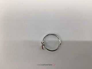 anillo plata 925mm con piedra con circonita