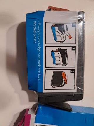 3 Cartuchos Tinta HP 364 (negro, amarillo, magent)