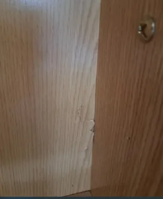 Mueble de Salón Madera y Cristal