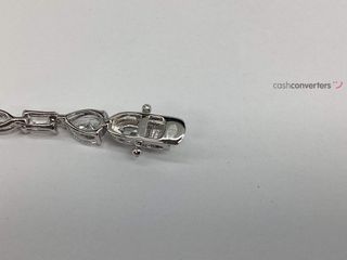 pulsera plata 925mm con piedra con circonita