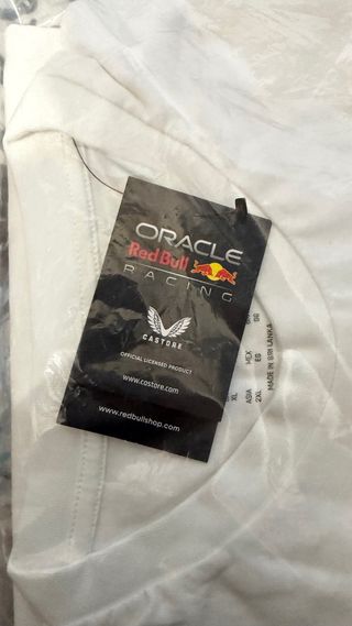 Camiseta Red Bull Racing F1 Blanca