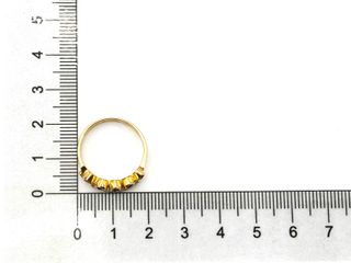 anillo oro 18k con piedra con diamante,rubi