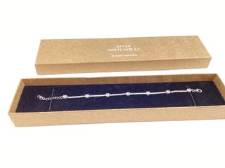 pulsera plata 925mm con piedra con circonita