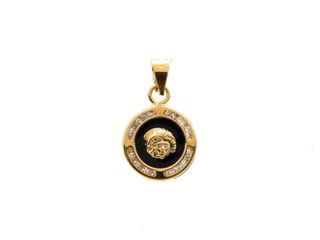 colgante oro 18k con circonita
