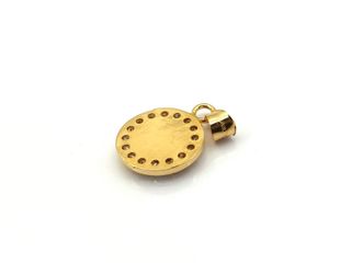 colgante oro 18k con circonita