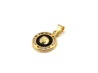 colgante oro 18k con circonita