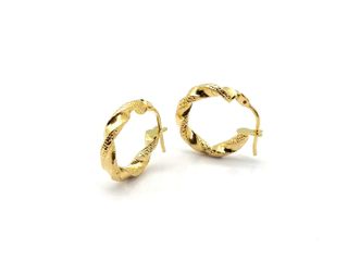 argollas oro 18k