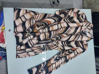 Mini abito camicia Zara fantasia