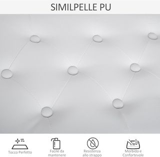 Taburete de Piano Profesional con Vano de Almacenamiento Ecopiel, Madera 76 × 36 × 50Cm Blanco