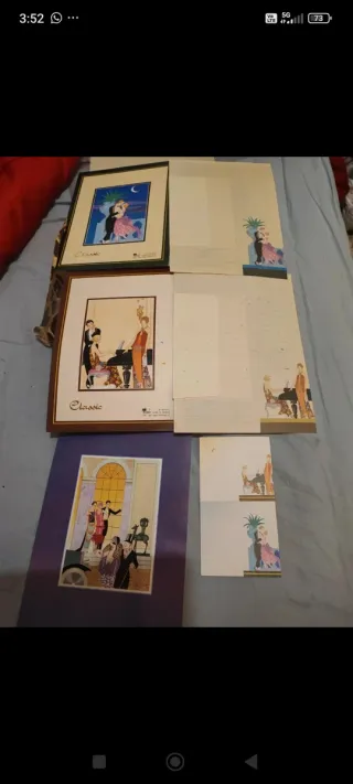 Cartas perfumadas vintage lote lo q se ve