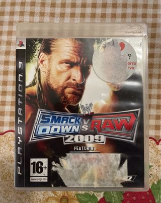 WWE SmackDown vs Raw 2009 PS3 Juego