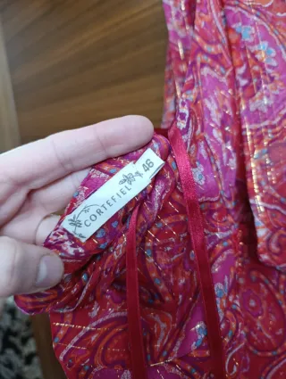 Vestido largo fiesta paisley