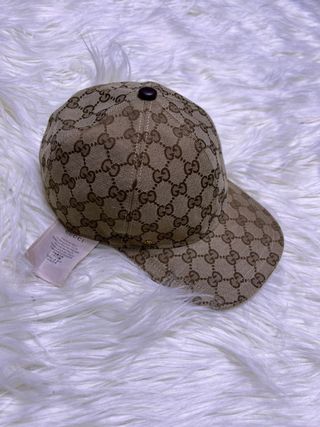 Gorra Gucci Beige/Marrón GG Canvas