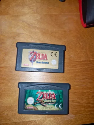 Pacchetto 2 Giochi Zelda GBA: Four Swords e Minish Cap