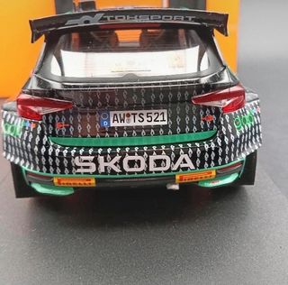 Skoda Fabia Rally Safari Kenya #22 Ixo 1/18