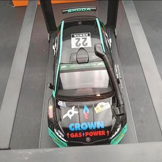 Skoda Fabia Rally Safari Kenya #22 Ixo 1/18