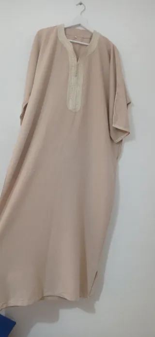 Gandoura beige para hombres de talla 40