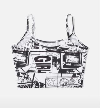 Top Shein Estampado Comic/Anime