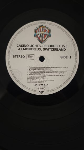 Casino Lights - Live At Montreux 1982 LP