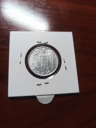 Moneda España 10 céntimos 1945 Franco