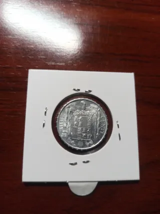 Moneda España 10 céntimos 1945 Franco