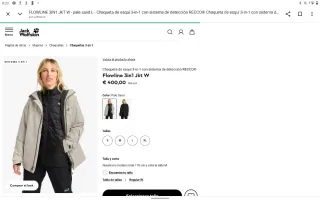 Anorak Jack Wolfskin Mujer