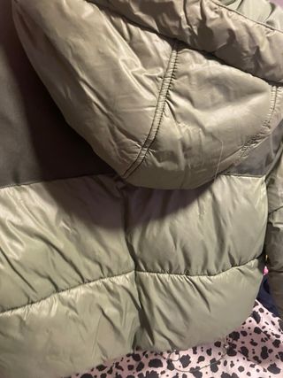 Chaqueta acolchada verde