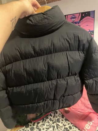 Chaqueta acolchada negra