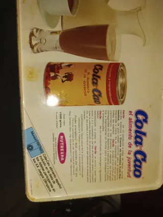 Caja Antigua Cola Cao Juegos Olímpicos Munich 1972