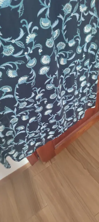 Vestido largo estampado floral