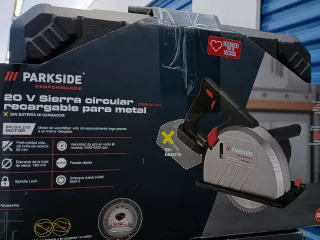 Sierra Circular Parkside 20V Metal (Sin Batería)