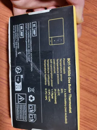 Termostato WIFI Beok BOT-W506