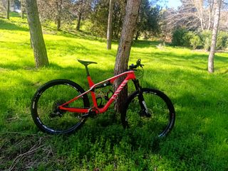 Canyon carbono seminueva doble suspension 29" BTT
