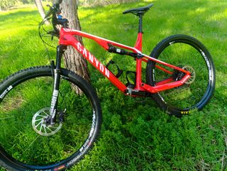Canyon carbono seminueva doble suspension 29" BTT