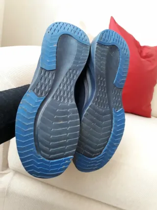 Scarpe da ginnastica unisex blu scuro e chiaro