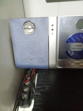 Equipo CD Philips Azul/Plata