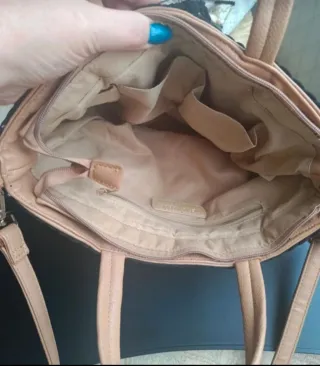 Bolso Teria Yabar Multicolor y Marrón,