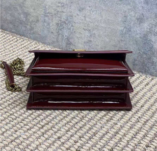 Bolso YSL Sunset Charol Rojo