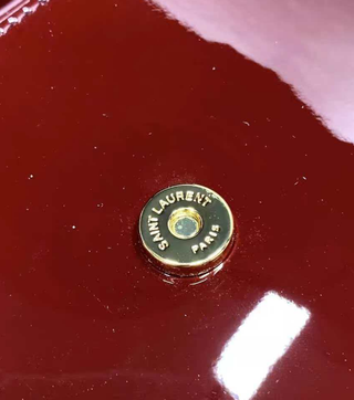 Bolso YSL Sunset Charol Rojo