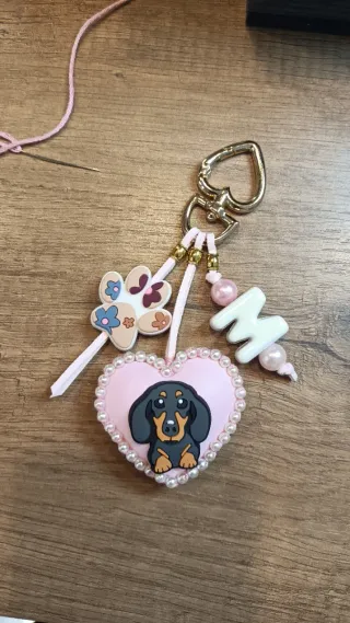 Portachiavi personalizzato con cagnolino