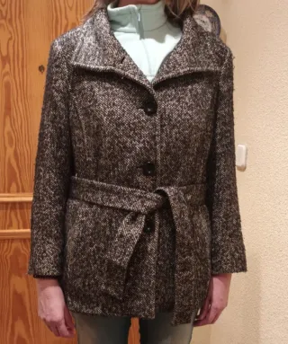 Chaquetón Talla 44 Negro/Gris