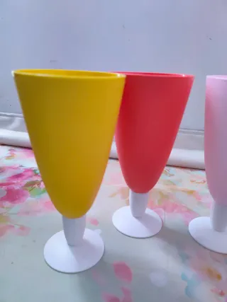 Juego 4 Copas Tupperware