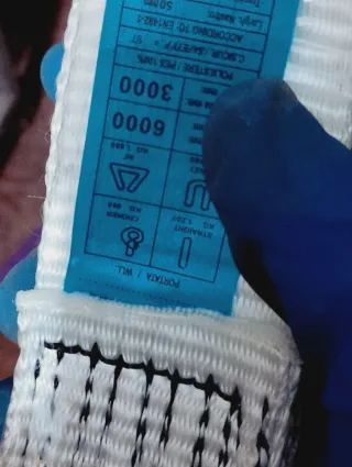 15 Cinghie di carico sollevamento anche di 6 metri